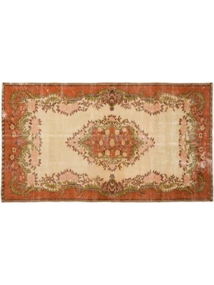 Apex Halı El Dokuması Vintage Yün-Pamuk Naturel Halı 17262 172 x 306 cm