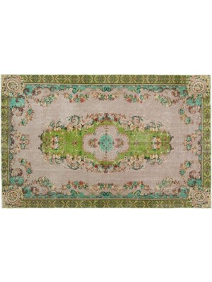 Apex Halı El Dokuması Vintage Yün-Pamuk Retro Halı 18941 159 x 245 cm