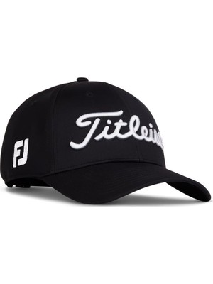 Titleist Tour Performans Golf Şapkası TH22ATPN2-01 Siyah/beyaz