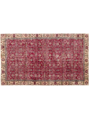 Apex Halı El Dokuması Vintage Yün-Pamuk Naturel Halı 16901 160 x 274 cm