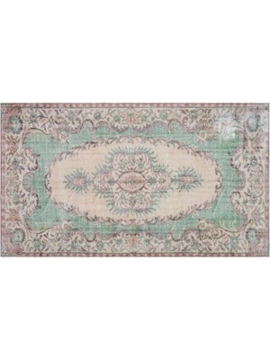 Apex Halı El Dokuması Vintage Yün-Pamuk Retro Halı 28299 151 x 267 cm