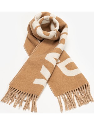Karl Lagerfeld K/essential Jkrd Women's Scarf Tan