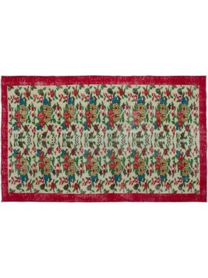 Apex Halı El Dokuması Vintage Yün-Pamuk Retro Halı 22855 164 x 268 cm