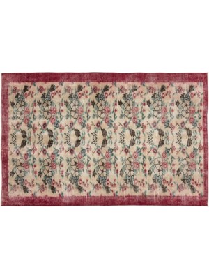 Apex Halı El Dokuması Vintage Yün-Pamuk Naturel Halı 12528 161 x 250 cm