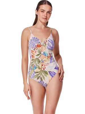 Gottex V-Neck Tank S/c Women's Swimsuit Multicolor