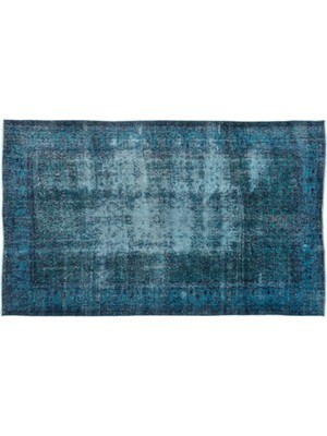 Apex Halı El Dokuması Vintage Yün-Pamuk Turkuaz Halı 15898 169 x 272 cm