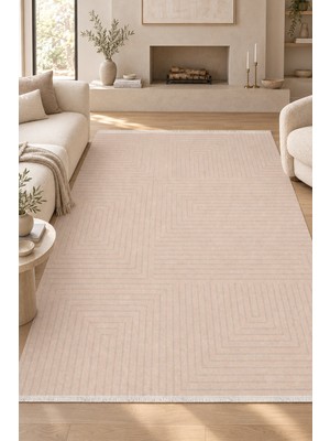 Ally Carpet Avisya Ulıma Vizon Özel Ölçü Salon Oturma Odası Halısı Robot Süpürge Uyumlu Kolay Temizlenebilir Akr
