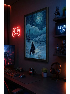 Charmbi Rdr 2 Temalı 30X42 Siyah Ahşap Çerçeveli Koleksiyon Posteri Premium Dijital Baskı Tablo