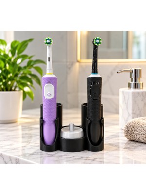 Elektronik Diş Fırçası ve Başlığı Için Stand (Oral-B Şarjlı Diş Fırçası Standı)