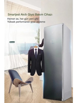 Smartjest Akıllı Giysi Bakım Dolabı..vakumlu Ütü Hediyeli      Kurutma, Ütüleme, Sterilizasyon, Dezenfeksiyon, Koku Giderme, Istenilen Kokuyu Verme,kuru Temizleme Ev Tipi .   Boyut 60*60*178