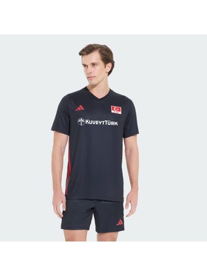 Adidas Türkiye Voleybol Milli Takımı Erkek Siyah Voleybol Forması (KM7473)