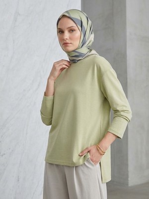 Foremia Yırtmaçlı Oysho Tunik-Mint -