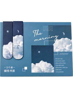 Spelt Magnet Kitap Ayracı Bookmark Lacivert 2'li