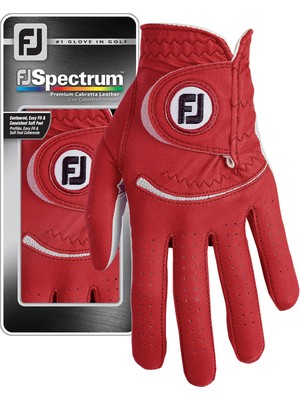 FootJoy Spectrum Kadın Golf Eldiveni Sol El 65744 Kırmızı - Sol M