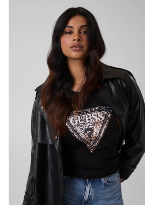 Guess Savanna Kadın Slim Fit T-Shirt