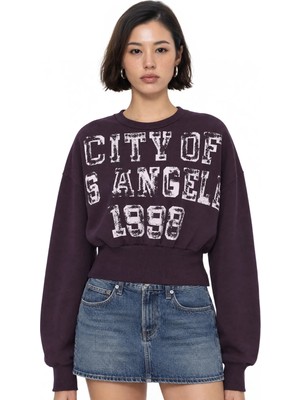 Hiccup Kadınlar Busem Kadın Pamuk Karışımlı Sweatshirt Siyah