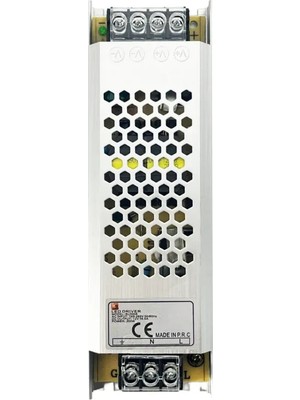 K2 KLD005 16,5A Iç Mekan Süper Slim LED Trafosu 12V 200W Şerit LED Trafo IP20 Güç Kaynağı