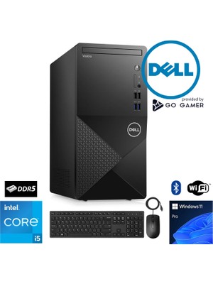 Dell Vostro D76 Intel Core I5 14400 / 32GB Ddr5 Ram / 512GB Nvme SSD / Wifi - Bt / Windows 11 Pro Dell Masaüstü Bilgisayar