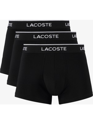 Lacoste Erkek 3'lü Siyah Boxer5H2501031