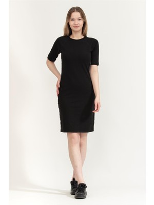 Dkny Crew Neck Tshirt Dr Women's Dress White