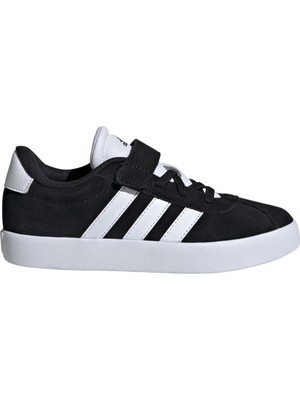 Adidas Vl Court 3.0 El  Unisex Kids Walking Shoes Çocuk Yürüyüş Ayakkabısı Siyah