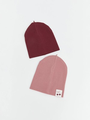 Lc Waikiki Yeni Sezon Pembe Basic Kız Çocuk Bere 2'li