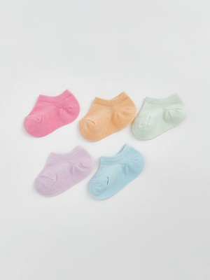 Lc Waikiki Yeni Sezon Pembe Basic Kız Bebek Patik Çorap 5'li