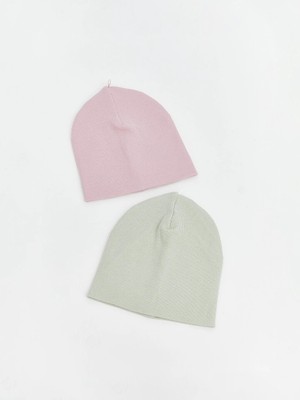 Lc Waikiki Yeni Sezon Pembe Basic Kız Bebek Bere 2'li
