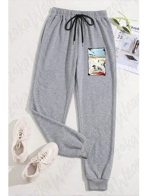 Zoka Wear Unisex Fear And This Is Bat Country Baskılı Eşofman Altı
