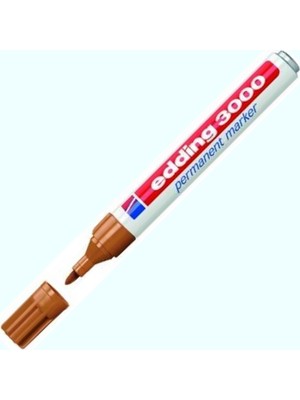 Edding Markör Permanent Yuvarlak Uçlu 1.5-3 mm Kahverengi 3000