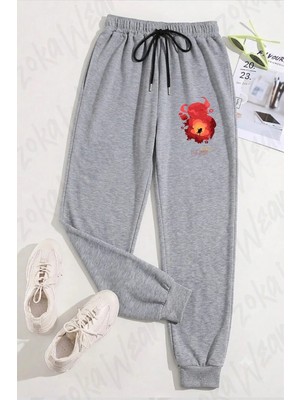 Zoka Wear Unisex Genshin Impact Klee Baskılı Eşofman Altı