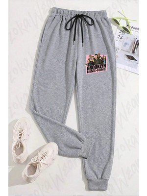 Zoka Wear Unisex Brooklyn Nine Nine Baskılı Eşofman Altı