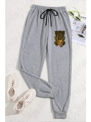 Zoka Wear Unisex Escanor Design Baskılı Eşofman Altı