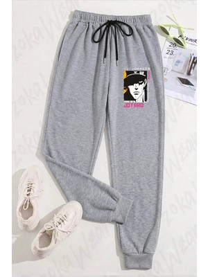 Zoka Wear Unisex Jojo's Bizarre Adventure Jotaro Baskılı Eşofman Altı