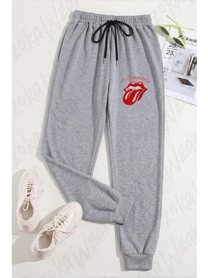 Zoka Wear Unisex The Rolling Stones Baskılı Eşofman Altı