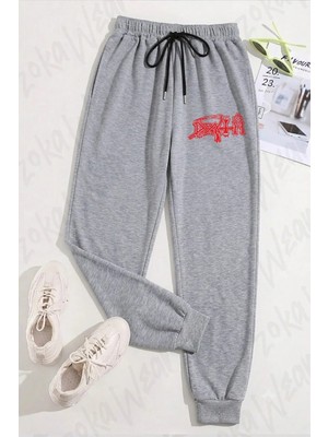 Zoka Wear Unisex Logo V2 Death Baskılı Eşofman Altı