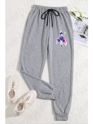 Zoka Wear Unisex Genshin Impact Qiqi Baskılı Eşofman Altı