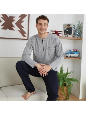 Kly 9250 Erkek Dört Mevsim Pijama Takım