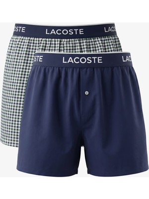 Lacoste Erkek 2'li Lacivert Boxer7H0501T01R