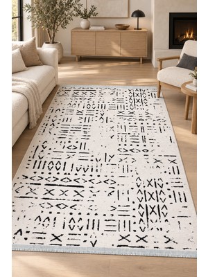 Ally Carpet Obira Kanta Özel Ölçü Kaymaz Tabanlı Salon Koridor Halısı Robot Süpürge Uyumlu Kolay Temizlenebilir