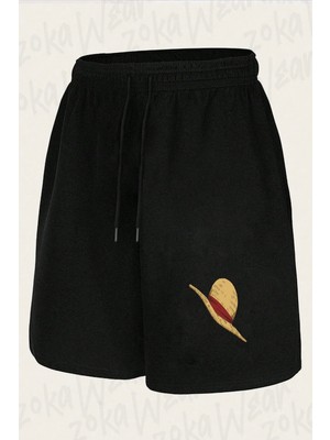 Zoka Wear Unisex One PIECE22 Tasarım Baskılı Şort