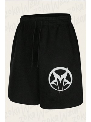 Zoka Wear Unisex Mudvayne Logo Tasarım Baskılı Şort