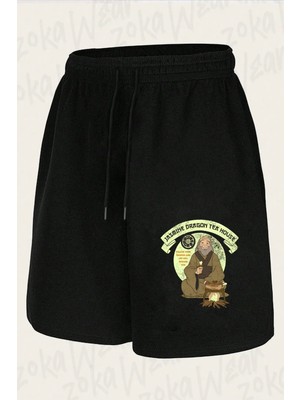 Zoka Wear Unisex Avatar The Last Airbender Iroh Tasarım Baskılı Şort