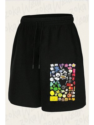 Zoka Wear Unisex Bfdı V1 Tasarım Baskılı Şort