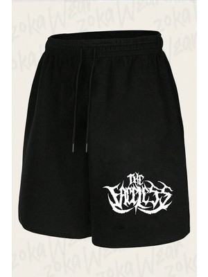 Zoka Wear Unisex The Faceless Tasarım Baskılı Şort