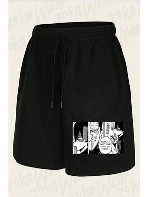 Zoka Wear Unisex My Hero Academia Shoto Todoroki Slurp Tasarım Baskılı Şort