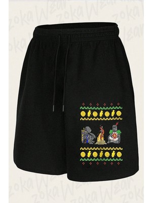 Zoka Wear Unisex Dark Souls Tasarım Baskılı Şort