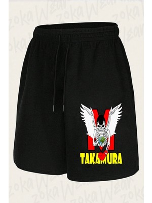 Zoka Wear Unisex Hajime No Ippo Takamura Tasarım Baskılı Şort