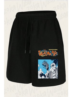 Zoka Wear Unisex Dragon Ball Kame House Tasarım Baskılı Şort