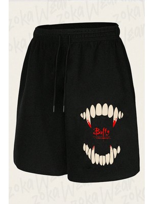 Zoka Wear Unisex Buffy The Vampire Slayer V2 Tasarım Baskılı Şort